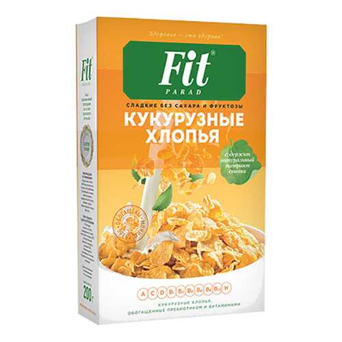 Хлопья Fit Parad кукурузные в Магнит