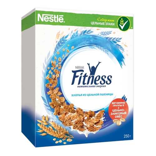 Хлопья Nestle Fitness из цельной пшеницы 250 г в Магнит