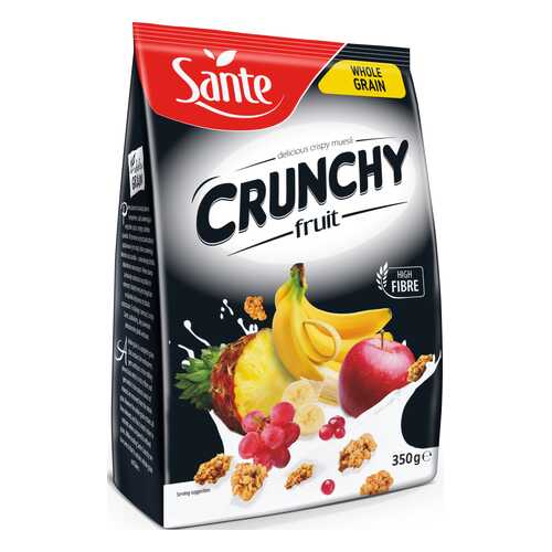 Хлопья Sante Crunchy Овсяные с фруктами 350г в Магнит