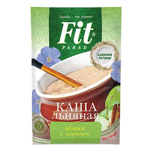 Каша льняная Fit Parad яблоко с корицей в Магнит