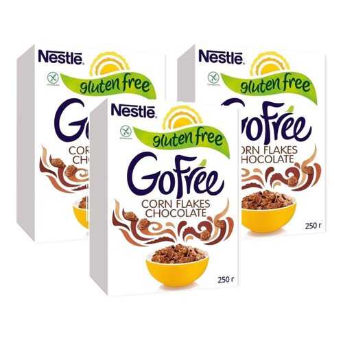 Завтрак Nestle Go free безглютеиновый шоколадный завтрак 3*250 г в Магнит