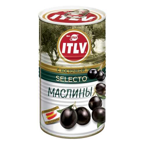 Маслины ITLV с косточкой 0.37 л в Магнит