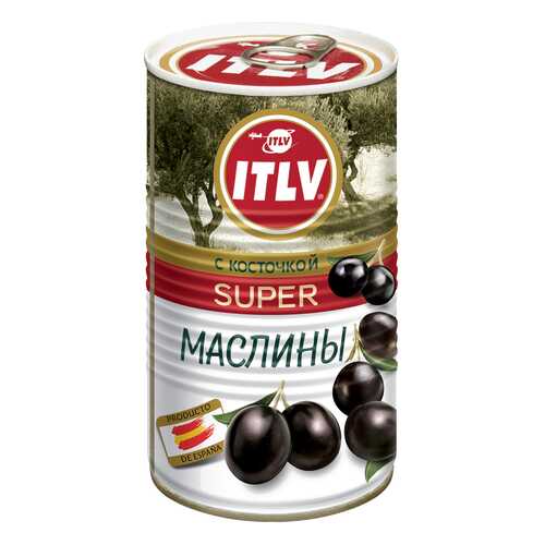 Маслины ITLV super с косточкой 350 г в Магнит