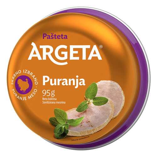 Паштет Argeta из индейки 95г в Магнит