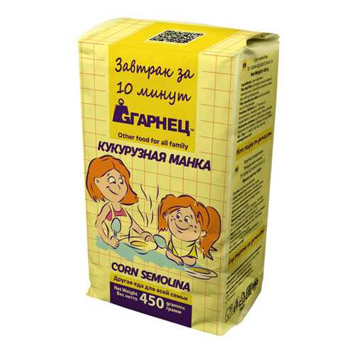 Манка кукурузная Garnec 450 г в Магнит