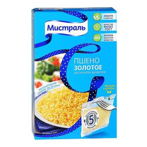 Пшено Мистраль Золотое 5пак*80г в Магнит