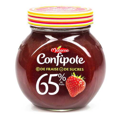 Варенье Confipote из клубники 65% фруктов, MATERNE, 350 г, Франция в Магнит