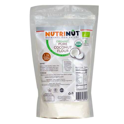 Кокосовая мука Nutrinut organic coconut flour 500 г в Магнит