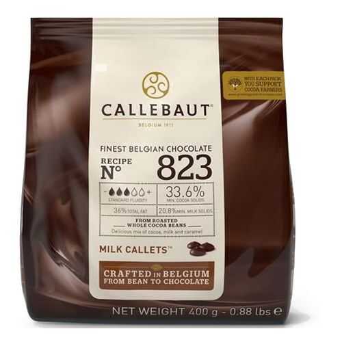 Шоколад молочный Callebaut 33.6% какао 0.4 кг в Магнит