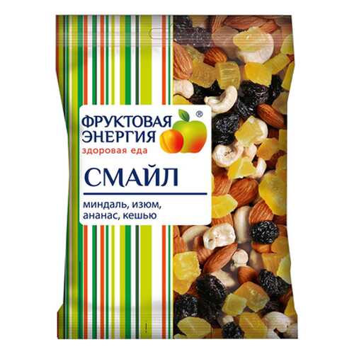 Смесь фруктово-ореховая Фрути-Смайл Фруктовая Энергия 50 г в Магнит