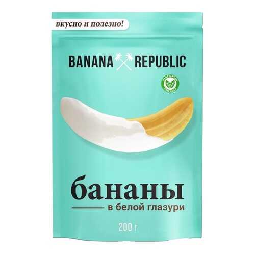 Сухофрукты Banana republic бананы сушёные в белой глазури 200 г в Магнит