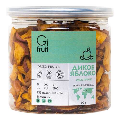 Сушеное дикое яблоко GIFRUIT 90 г в Магнит