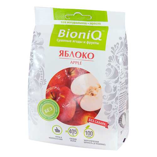 Яблоко BioniQ сушеное 50г в Магнит