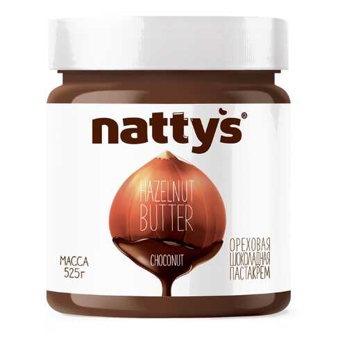 Ореховая паста Nattys Choconut с добавлением какао 525 г в Магнит