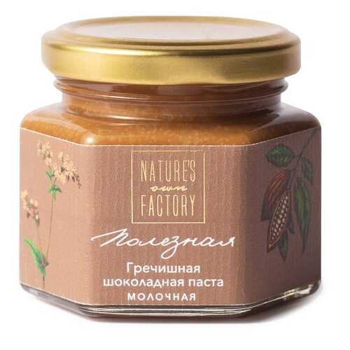 Паста Гречишная шоколадно-ореховая молочная Nature's Own Factory 120 г Россия в Магнит