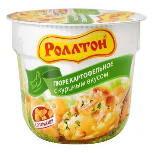 Пюре картофельное Роллтон с куриным вкусом 40 г в Магнит