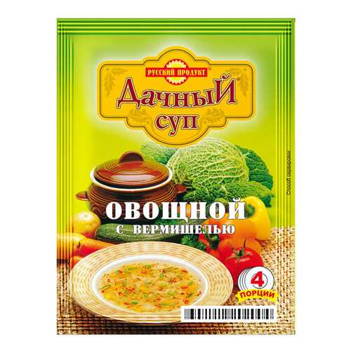 Суп дачный Русский Продукт овощной с вермишелью варочный 60 г в Магнит