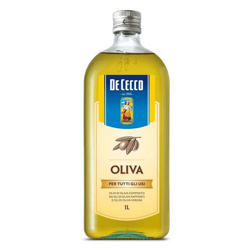 Масло De Cecco оливковое Olio di Olivia рафинированное 1л в Магнит