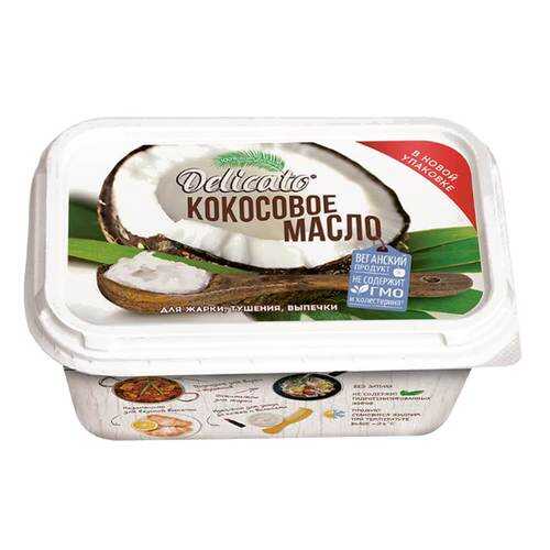 Масло DELICATO кокосовое 200гр в Магнит