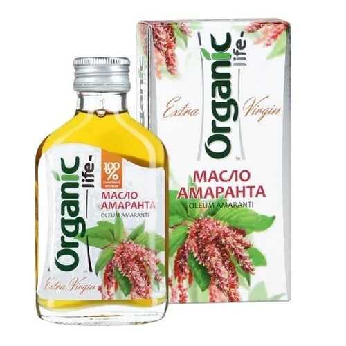 Масло пищевое Organic Life нерафинированное амарантовое 100 мл в Магнит