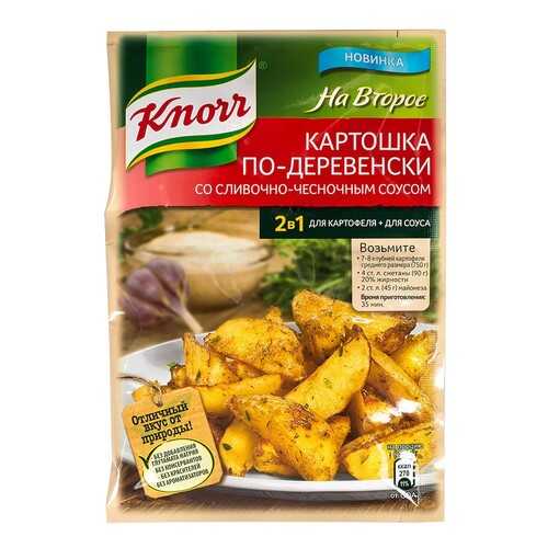 Смесь Knorr на второе со сливочно-чесночным соусом 28 г в Магнит