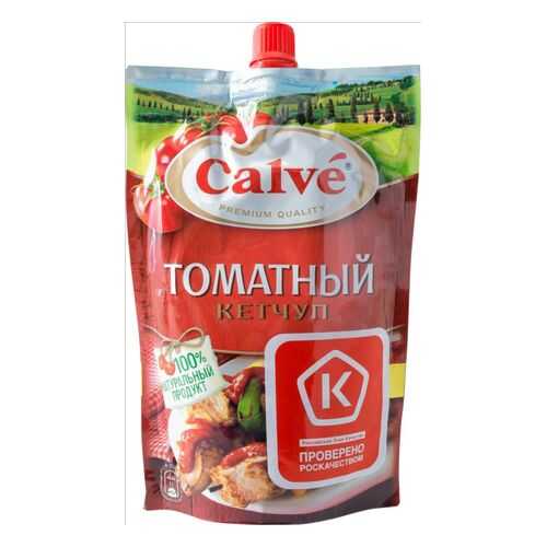 Кетчуп Calve томатный 350 г в Магнит