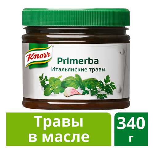 Приправа в растительном масле Knorr Primerba итальянские травы 340 г в Магнит