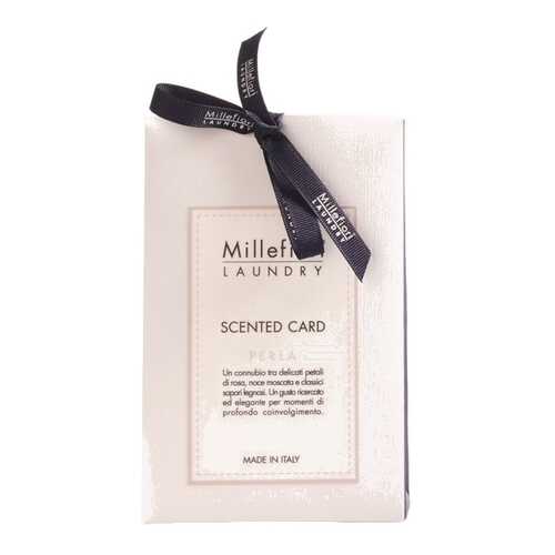 Ароматическая карточка Millefiori Milano Жемчужина Laundry Scented Card Perla 3 шт в Магнит