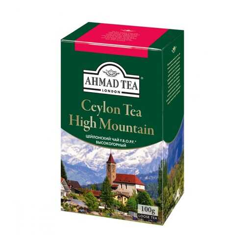 Чай Ahmad Ceylon Tea High Mountain, черный листовой, 100 гр в Магнит