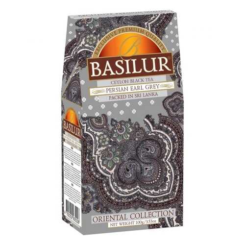 Чай Basilur Persian Earl Grey, черный листовой с добавками, 100 гр в Магнит