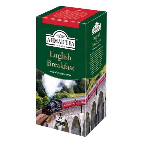 Чай черный Ahmad Tea english breakfast 25 пакетиков в Магнит