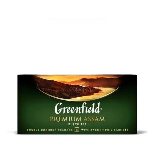 Чай черный Greenfield Premium Assam 25 пакетиков в Магнит