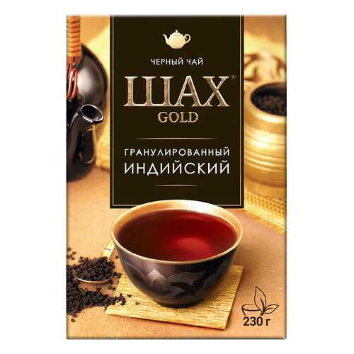 Чай черный листовой гранулированный Шах Gold Индийский 230 г в Магнит