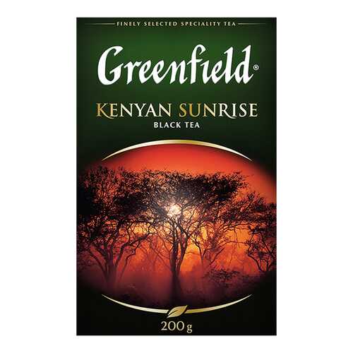 Чай черный листовой Greenfield Kenyan Sunrise 200 г в Магнит