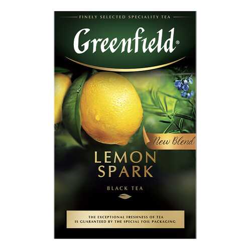 Чай черный листовой Greenfield Lemon Spark 100 г в Магнит