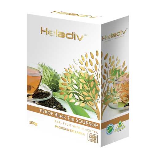 Чай черный листовой Heladiv soursop black tea 100 г в Магнит