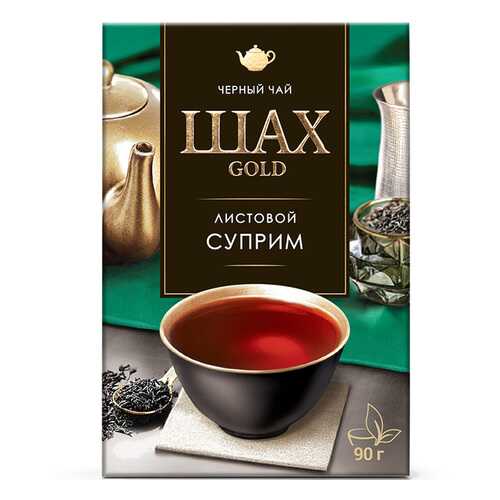 Чай черный листовой Шах Gold Суприм 90 г в Магнит