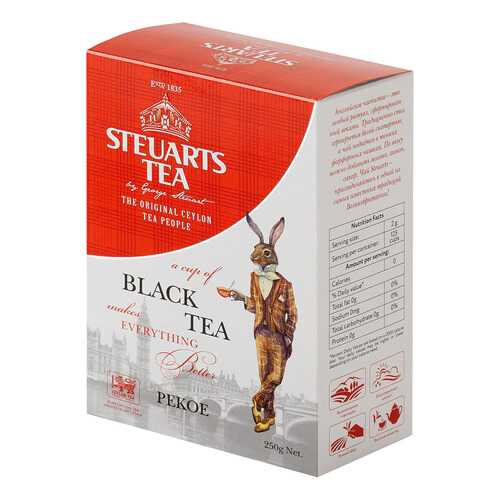 Чай черный листовой Steuarts black tea pekoe 250 г в Магнит