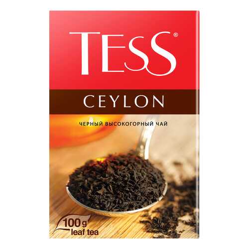 Чай черный листовой Tess Ceylon 100 г в Магнит