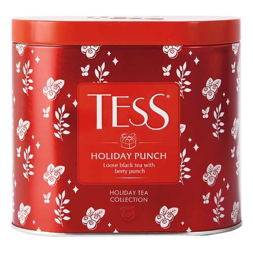 Чай черный листовой Tess Holiday Punch 100 г в Магнит