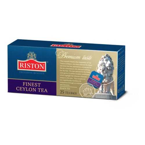 Чай черный Riston finest ceylon tea 25 пакетиков в Магнит