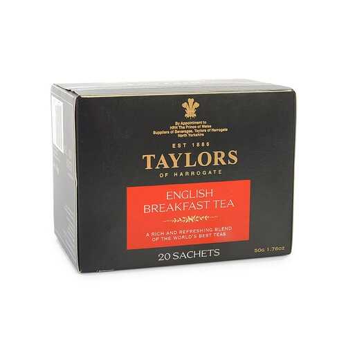 Чай черный Taylors of Harrogate Английский завтрак 20*2.5 г в Магнит