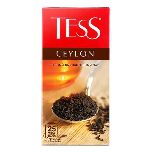 Чай черный Tess Ceylon 25 пакетиков в Магнит