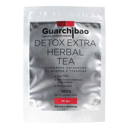 Чай для детокса Guarchibao Detox Herbal Tea Яблоко-Корица в Магнит