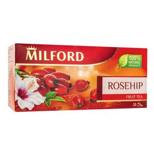 Чай фруктовый Milford rosehip 20 пакетиков в Магнит