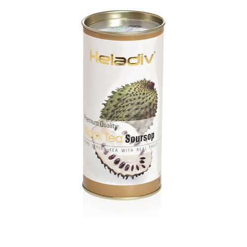 Чай Heladiv черный листовой BLACK SOURSOP (черный с соу-сэпом) в тубе 100 г в Магнит