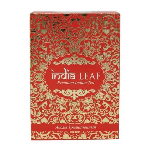 Чай India leaf Ассам традиционный, черный мелколистовой, 100 гр в Магнит