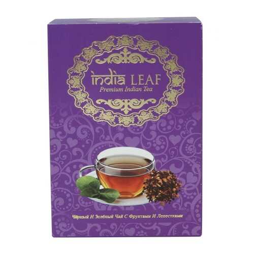 Чай India leaf Микс, микс черного и зеленого чая с добавками, 100 гр в Магнит