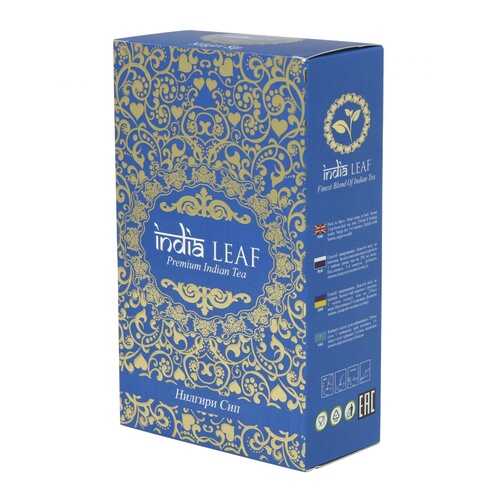 Чай India leaf Нилгири сип, черный крупнолистовой, 200 гр в Магнит