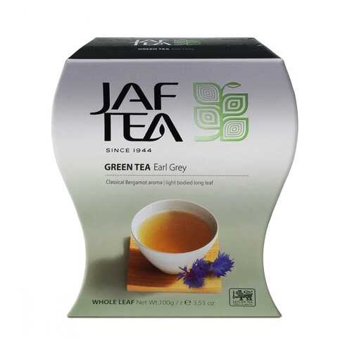 Чай Jaf Tea Earl Grey зеленый с бергамотом 100 г в Магнит